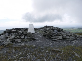The cairn on the summit.