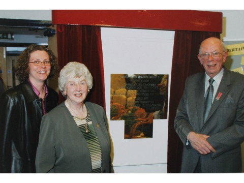 At the opening of Corrin Court