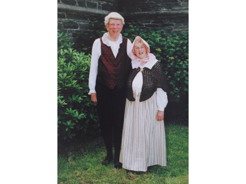 Deemster Corrin and wife, Pat