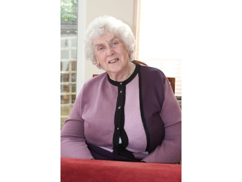 Pat Corrin at home in 2012