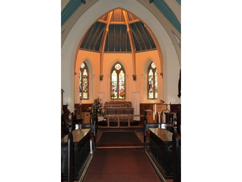 Inside St. John's church