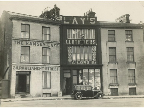Lay's Gentlemen's Outfitters, Parliament Street, Ramsey