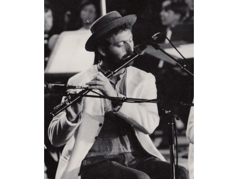 David Fisher performing in Lorient in 1984