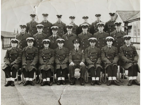 Doug Porter and others of the Military Police at RAF Jurby