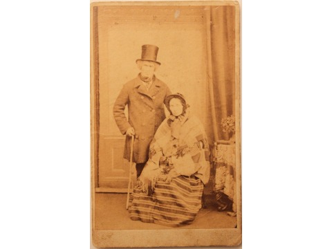 Mrs Jessie Fayle's grandparents Philip and Margaret Quane. Date unknown