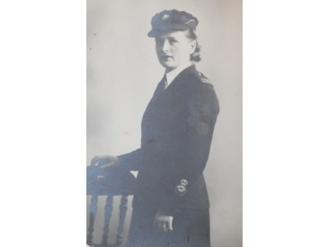 Mrs Jessie Fayle nee Clucas aged c.22 years old in her VAD (Voluntary Aid Detachment) uniform