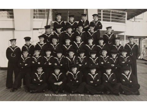 Crew of HMS Caledonia in 1938