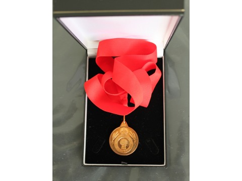 Ann Pickering's Land Army medal