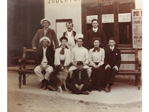 Staff at Port Soderick, c1920s