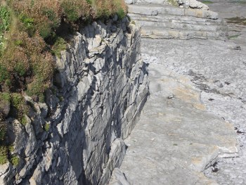 The early limestone quarrying was by the beach.